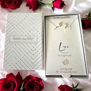 Sterling Silver Necklace with Charms